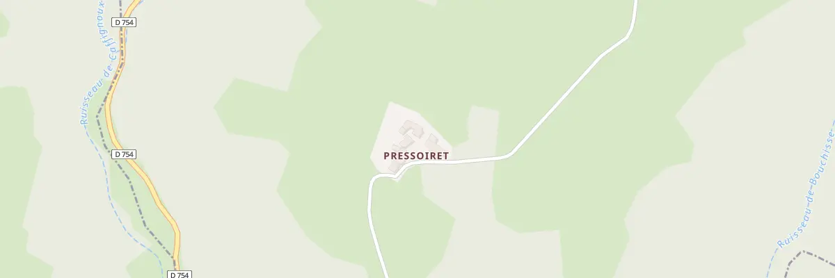 Plan du 5123 Pressoiret Nord à Isserteaux