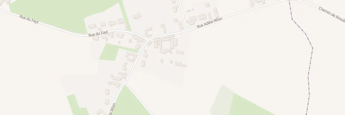 Plan du 692 Rue Adele Wion à Rosult
