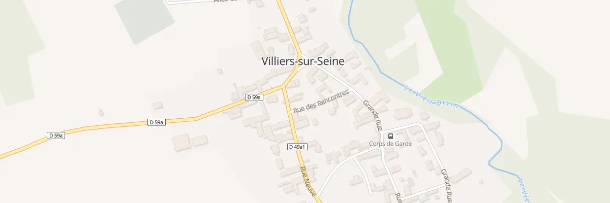 Plan du 22 Rue Neuve à Villiers-sur-Seine