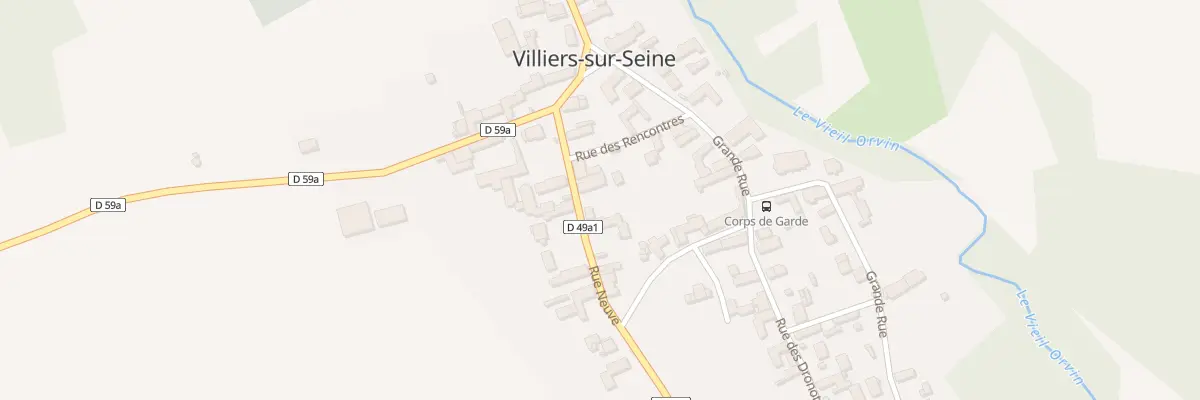 Plan du 18 Rue Neuve à Villiers-sur-Seine