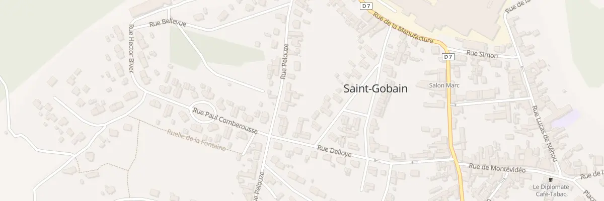 Plan du 38 Rue Pelouze à Saint-Gobain