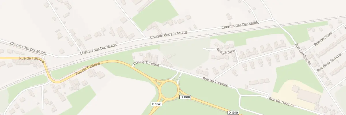 Plan du 916A Rue de Turenne à Denain