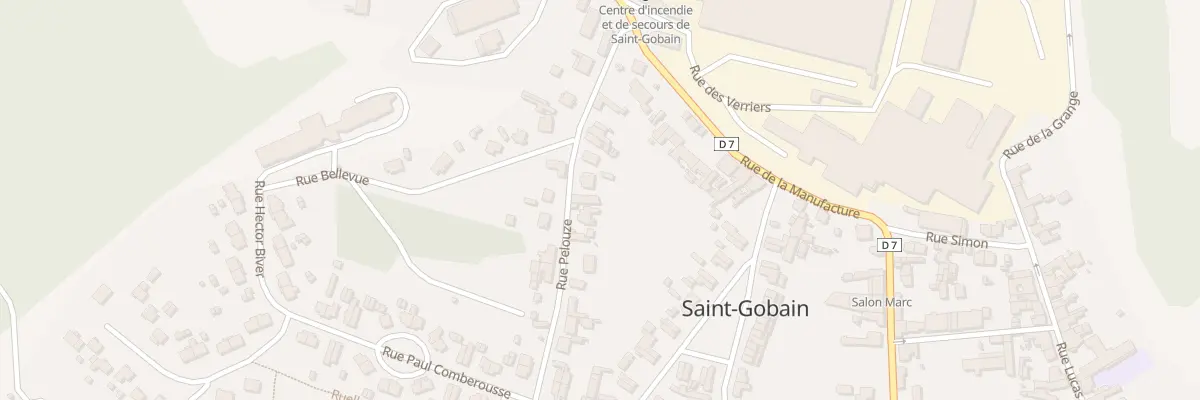 Plan du 44 Rue Pelouze à Saint-Gobain
