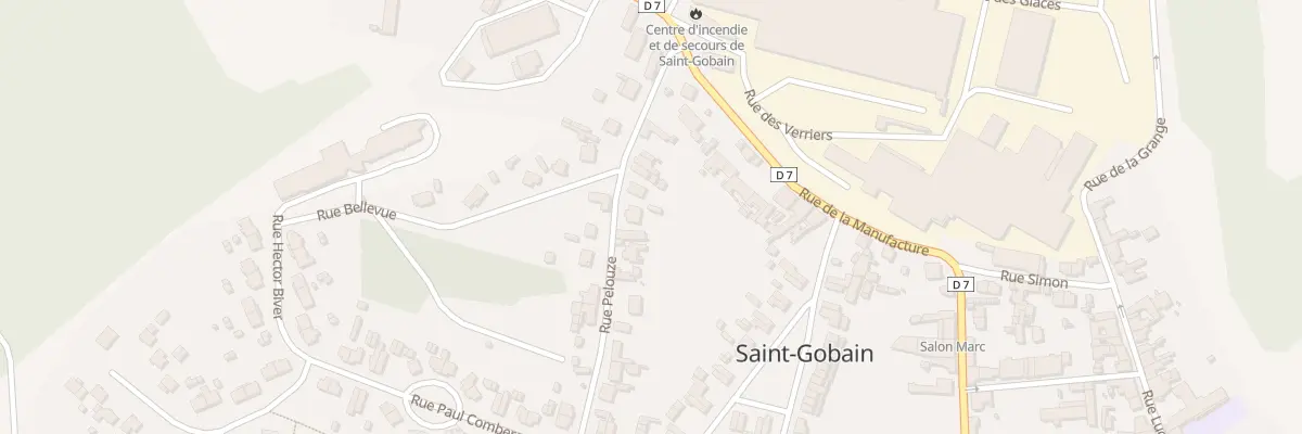 Plan du 44B Rue Pelouze à Saint-Gobain