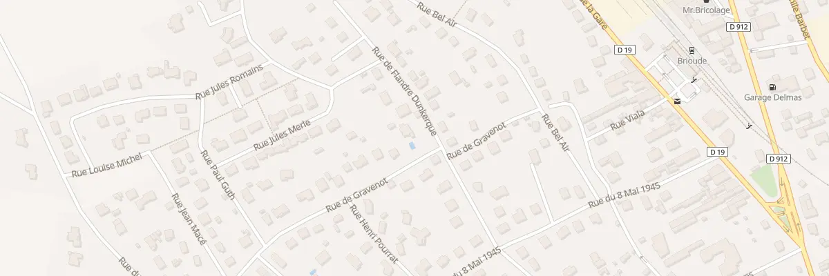 Plan du 31 Rue de Gravenot à Brioude