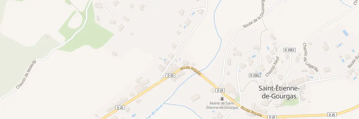 Plan du 5071F Champ du Pont à Saint-Étienne-de-Gourgas