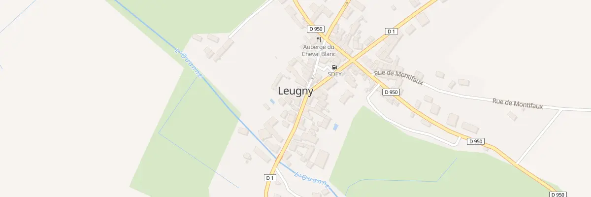 Plan du 22 Grande Rue à Leugny