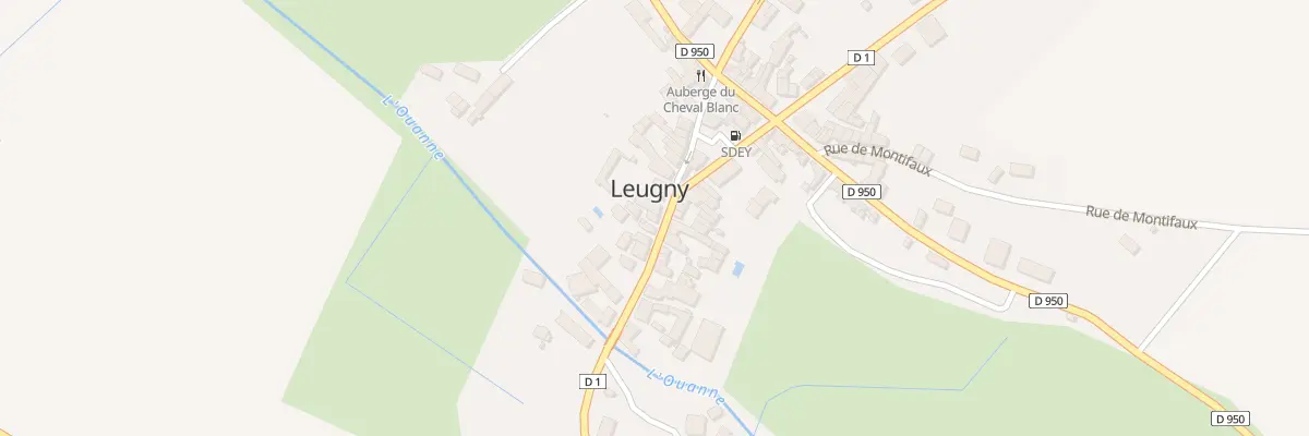 Plan du 24 Grande Rue à Leugny