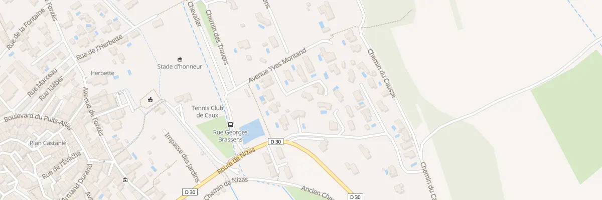 Plan du 3 Imp Edith Piaf à Caux