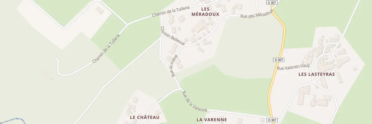 Plan du 5491 Les Meradoux à Égliseneuve-près-Billom