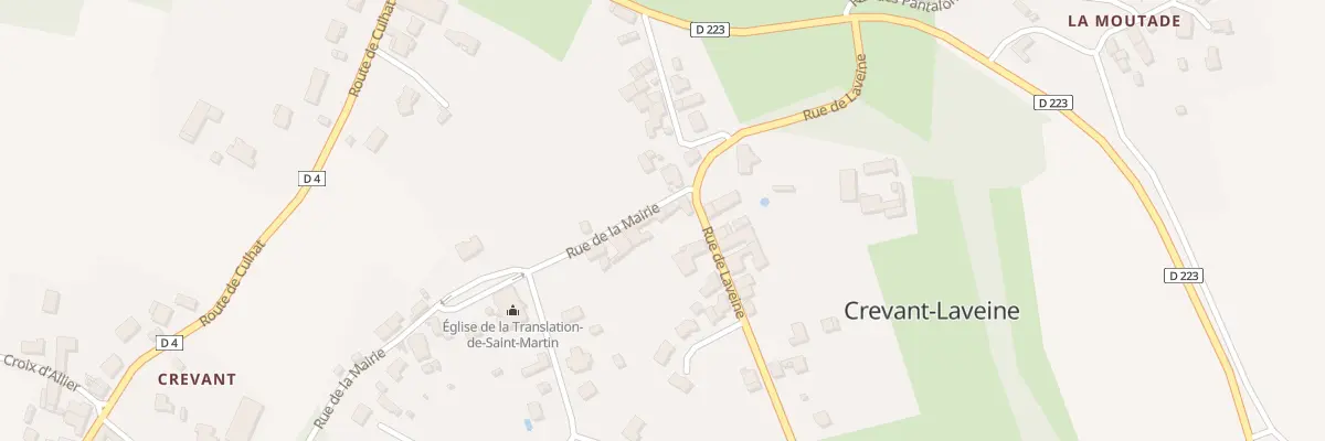 Plan du 5285 Laveine à Crevant-Laveine