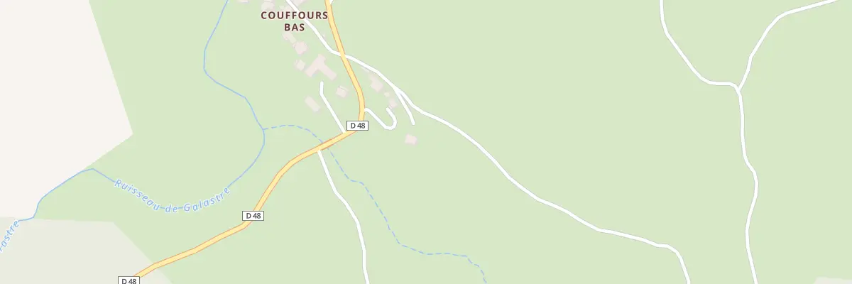 Plan du 5274 Couffours Bas au Malzieu-Forain