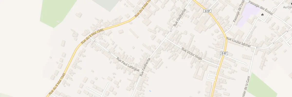 Plan du 65 Rue Faidherbe à Avesnes-les-Aubert