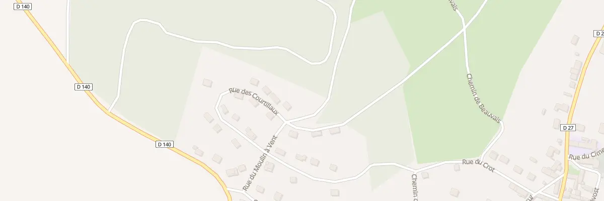 Plan du 19 Rue des Courtillaux aux Bordes