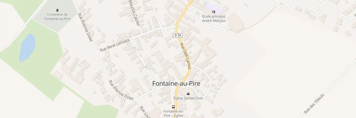 Plan du 5 Rue Sadi Carnot à Fontaine-au-Pire