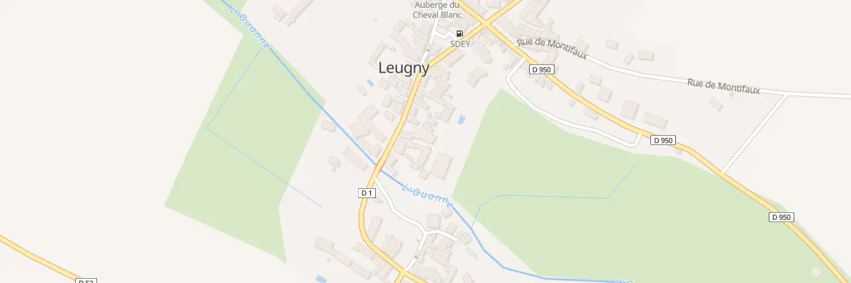Plan du 41 Grande Rue à Leugny