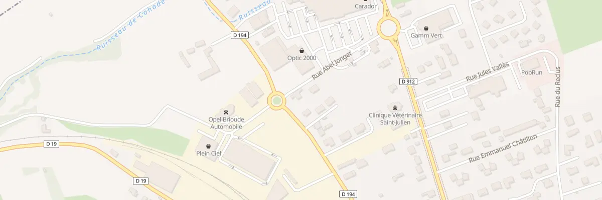 Plan du 60 Rue Guynemer à Brioude