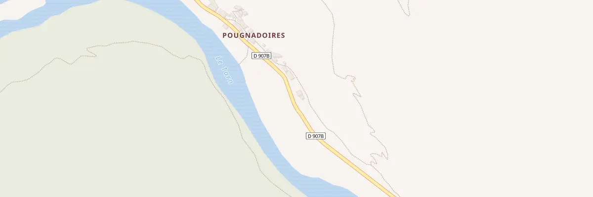 Plan du 5515 Pougnadoires à Gorges du Tarn Causses