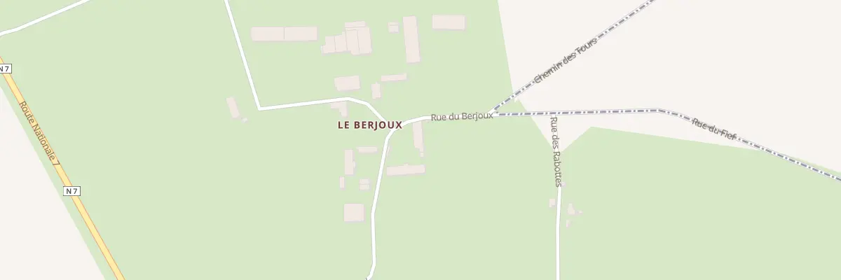 Plan du 252 Rue du Berjoux à Saint-Loup