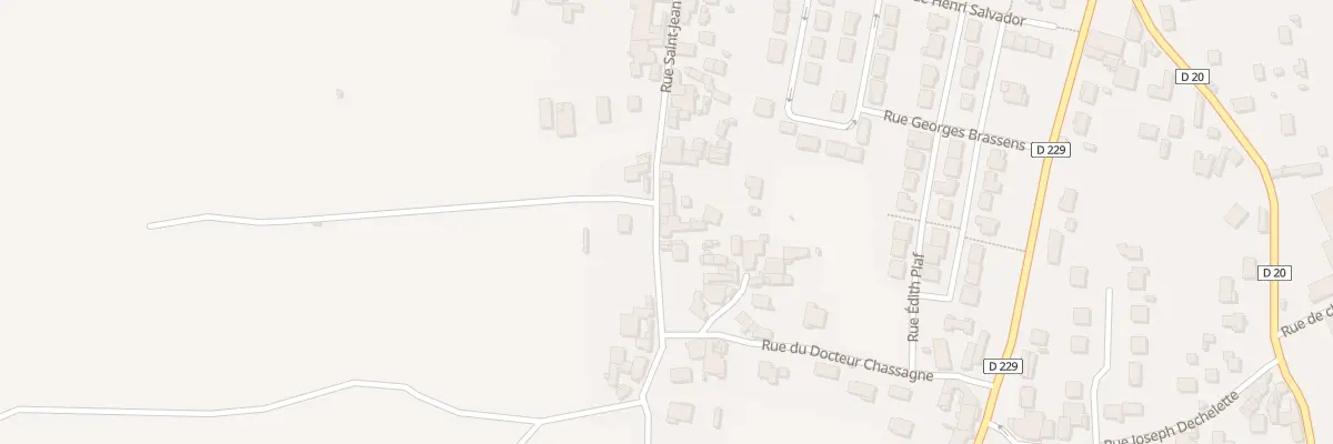 Plan du 73 Rue Saint-Jean à Lezoux