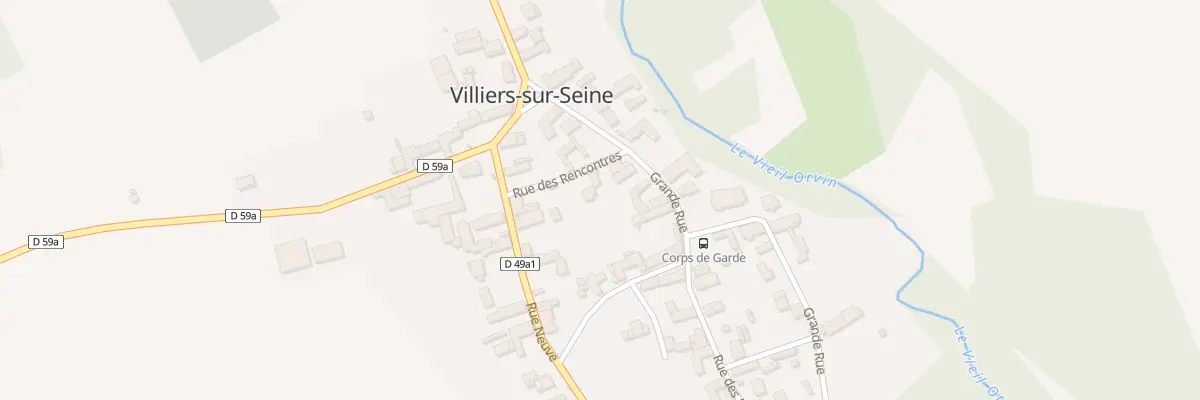 Plan du 8 Gr Grande Rue à Villiers-sur-Seine