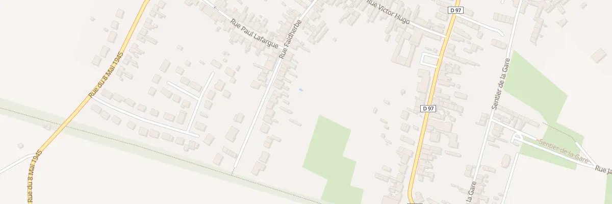 Plan du 42 Rue Faidherbe à Avesnes-les-Aubert