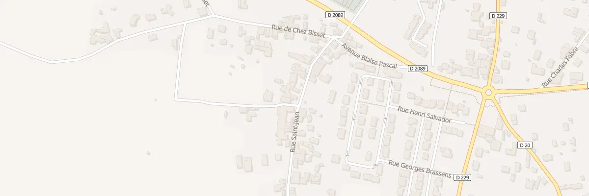 Plan du 34 Rue Saint-Jean à Lezoux
