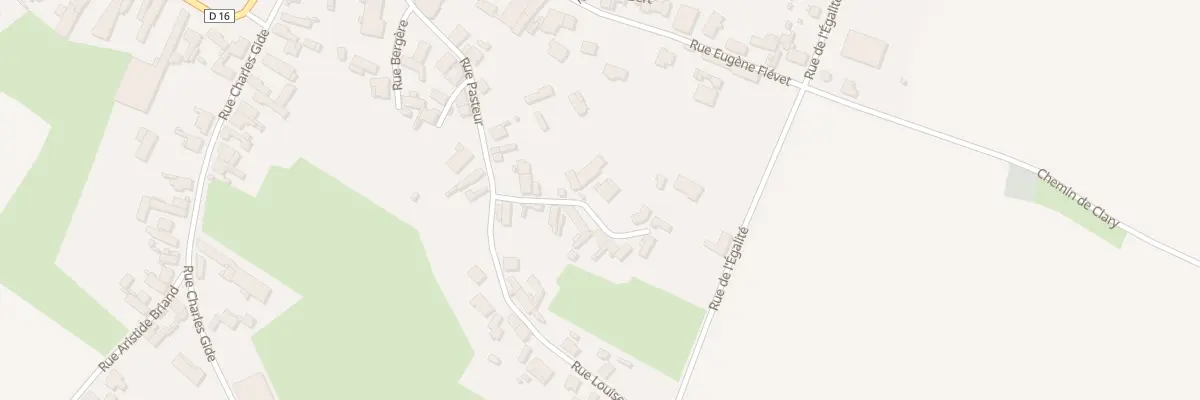 Plan du 7 Rue Lamartine à Caullery