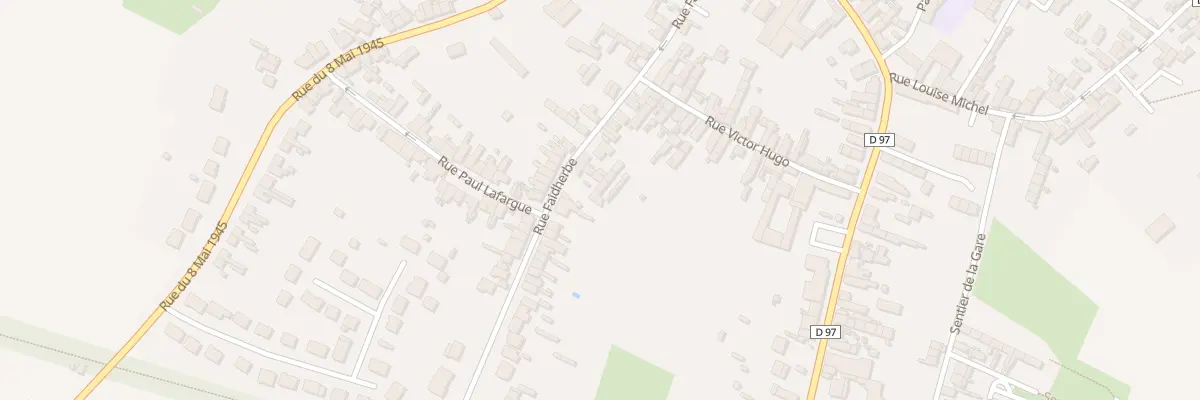 Plan du 40 Rue Victor Hugo à Avesnes-les-Aubert