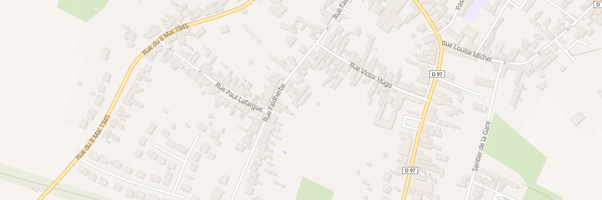 Plan du 42 Rue Victor Hugo à Avesnes-les-Aubert