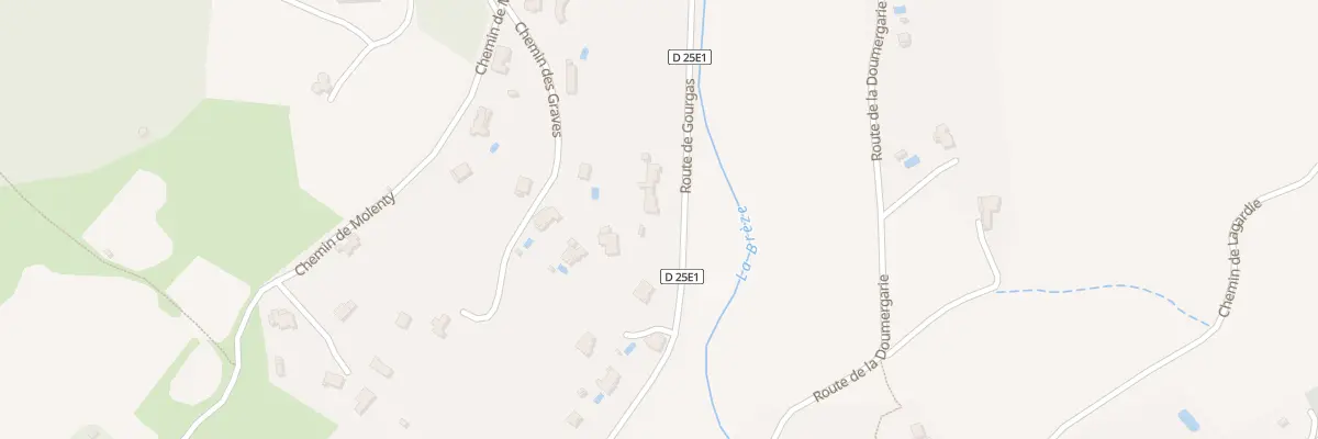 Plan du 309 Rte de Gourgas à Saint-Étienne-de-Gourgas