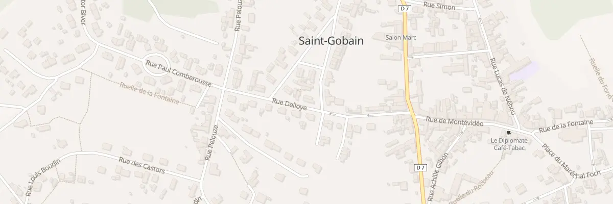 Plan du 10 Rue Raymond Fremy à Saint-Gobain