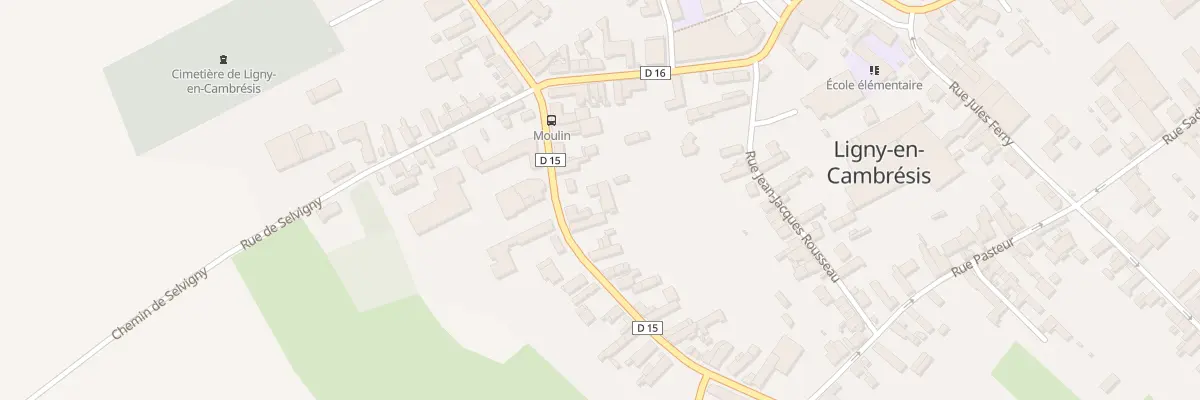 Plan du 23 Rue du Moulin à Ligny-en-Cambrésis