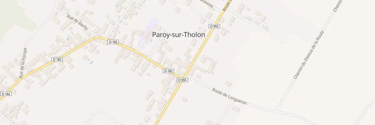 Plan du 5 Rte des Noues à Paroy-sur-Tholon