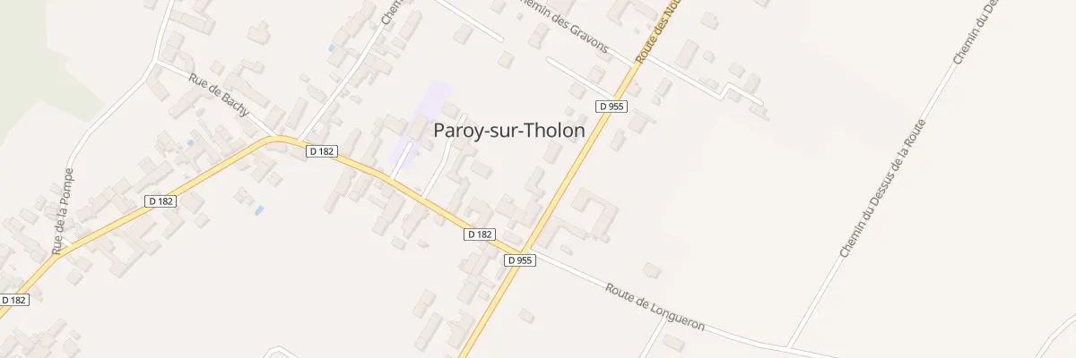Plan du 7 Rte des Noues à Paroy-sur-Tholon