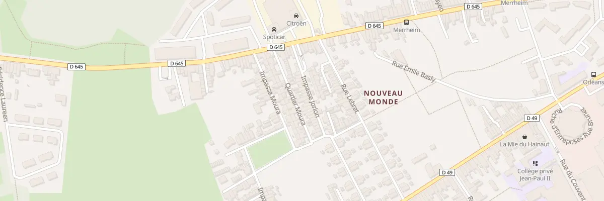 Plan du 9 Rue P Beriot 110 Imp Jorion à Denain