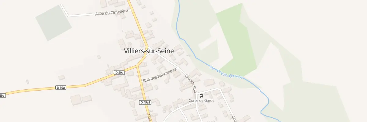 Plan du 7 Gr Grande Rue à Villiers-sur-Seine