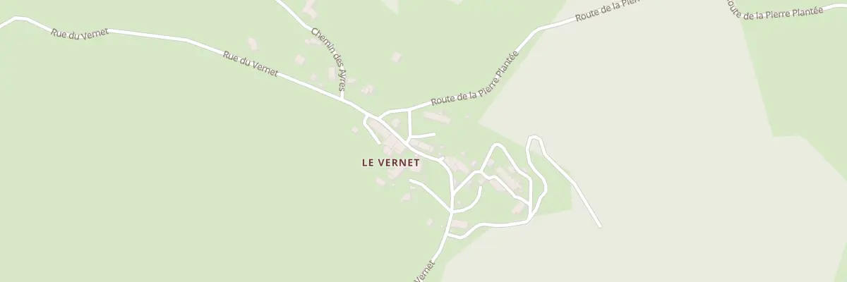 Plan du 5017 Le Vernet au Malzieu-Forain