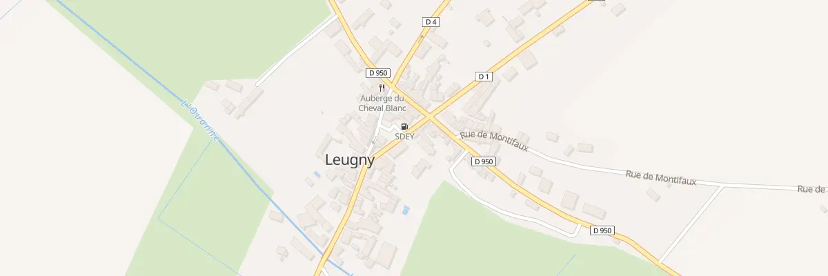 Plan du 7 Grande Rue à Leugny