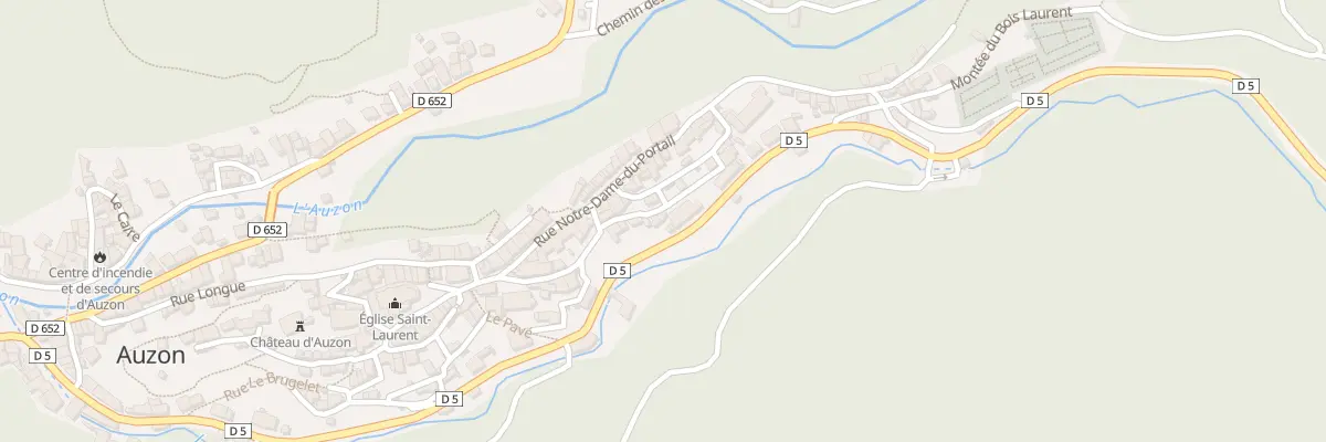 Plan du 5 Rue de l’Enfer à Auzon