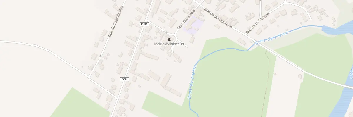 Plan du 2 Imp de la Mairie à Alaincourt