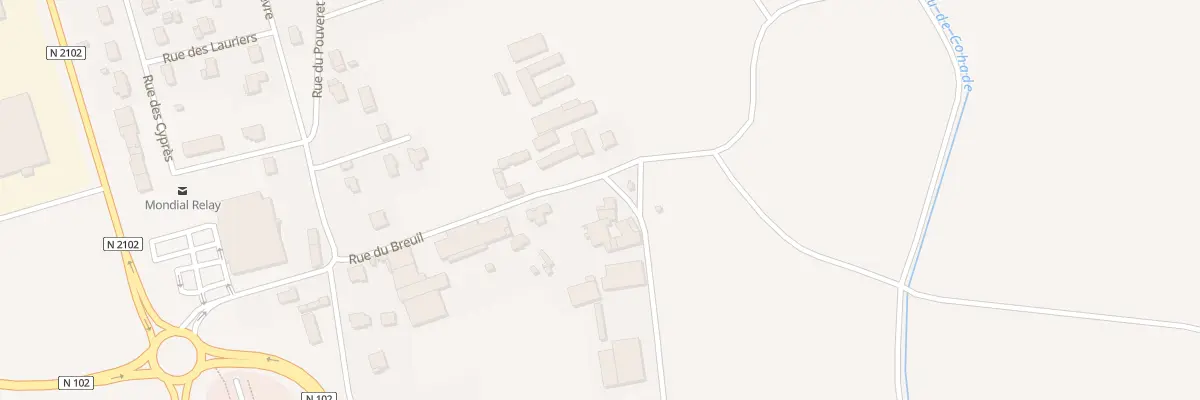 Plan du 5072 Rue du Breuil à Cohade
