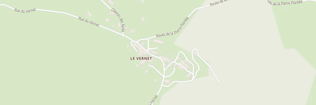 Plan du 5014 Le Vernet au Malzieu-Forain