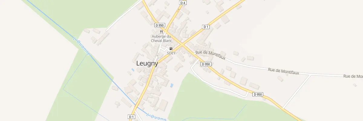 Plan du 9 Grande Rue à Leugny