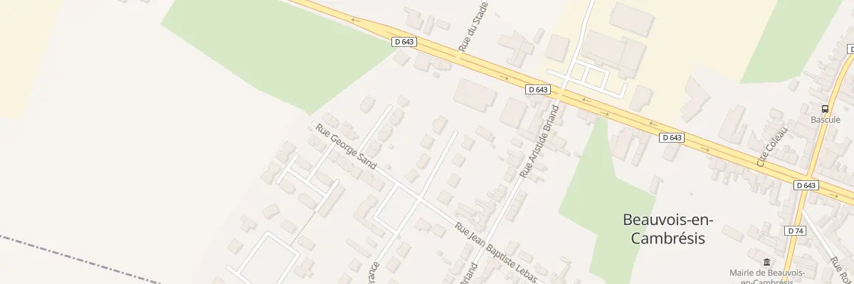 Plan du 4 Rue des Combattants En Afn à Beauvois-en-Cambrésis