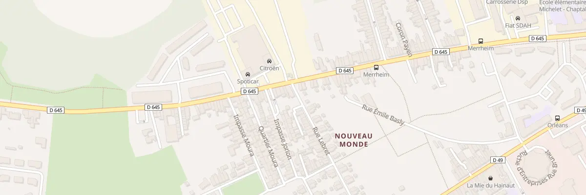 Plan du 98 Rue Pierre Bériot à Denain