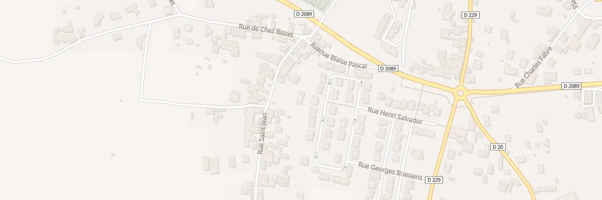 Plan du 33T Rue Saint-Jean à Lezoux