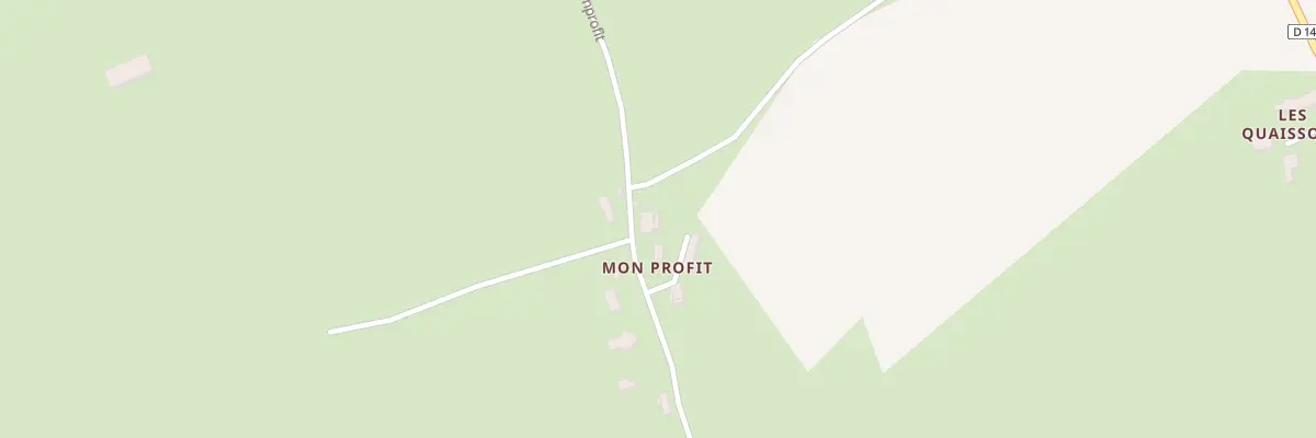 Plan du 2 Che de Monprofit à Paray-sous-Briailles