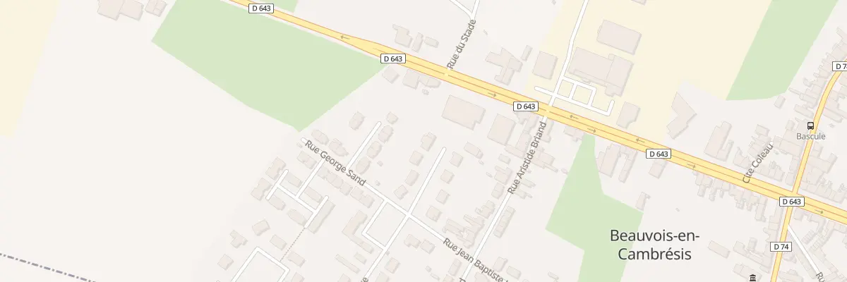 Plan du 2 Rue des Combattants En Afn à Beauvois-en-Cambrésis