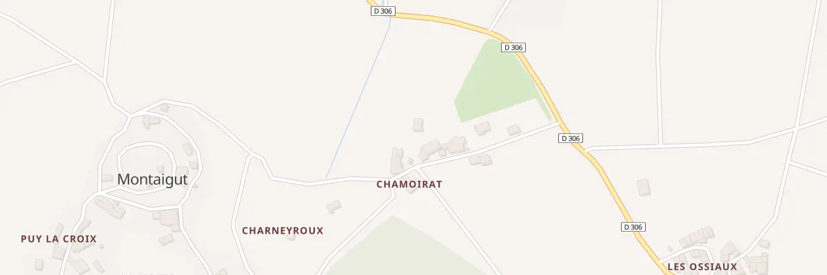Plan du 184 Le Chamoirat à Glaine-Montaigut